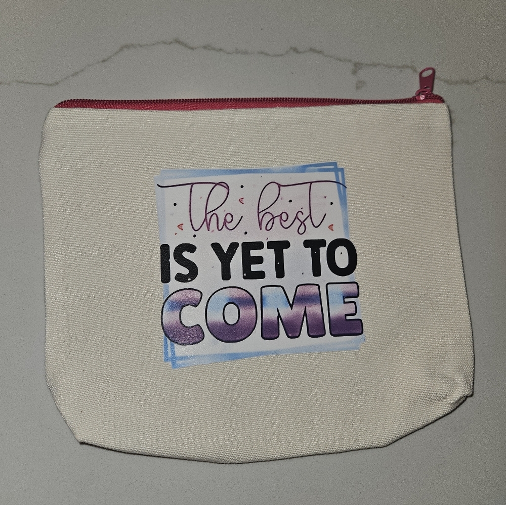 Multi purpose canvas pouch Custom Graphics 5 For$25 or 1 For $8